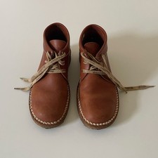 Vintage Manitu Ranger Leder Schuhe Entenschuhe Lederstiefel Kreppsohle Gr. 36