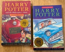 Harry Potter Philosopher's Stone 1st Edition  PB Young Wizard + Chamber Secrets