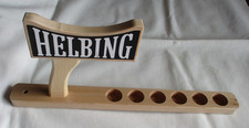 Helbing - Hamburgs feiner Kümmel seit 1836 -  Schnapsbrett für 6 Shot-Gläser