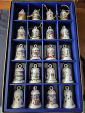 20 Weihnachtsglöckchen im Karton Weihnacht Christbaumschmuck Glocken Baumschmuck