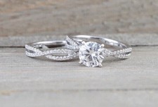 Weißer Moissanit 2,75 kt