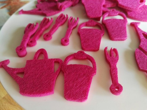 Stoff pink figuren - 48,