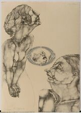 Reiner Schwarz - Farblithografie DIE ELTERN - 1968      