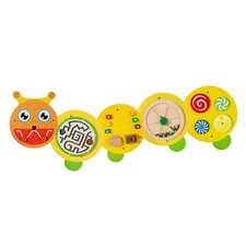 Raupe Busy Board Holz für