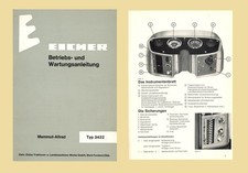 Eicher 3422 Mammut Allrad   Schlepper Betriebsanleitung Original 1972