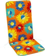 BEST Sesselauflage Relaxsessel-Polsterauflage Sonnenliege Sessel orange/gelb/rot