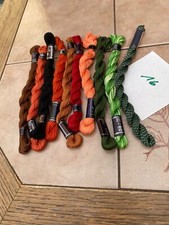 Perlgarn glänzend Stickgarn  100% BW Konvolut verschiedene Sorten