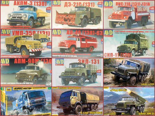 Bausatz kit zil 130 - 1:72,