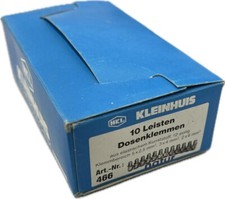 100x KLEINHUIS 10 Leisten Dosenklemmen Art.-Nr.: 466