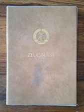 DDR Zeugnis Album mit 14