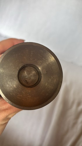 Vintage zinn kerzenständer - 4,