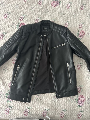 Lederjacke zara wie neu - lederjacke, herren