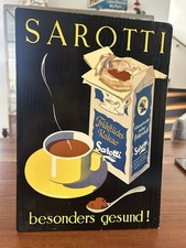Sarotti Werbeschild Pappe kein