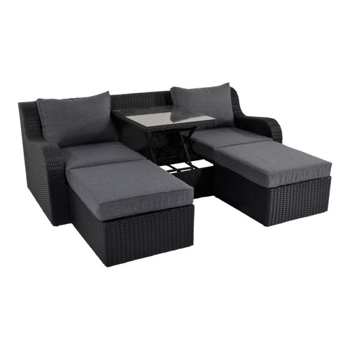 2in1 doppelliege lounge set - 2in1,