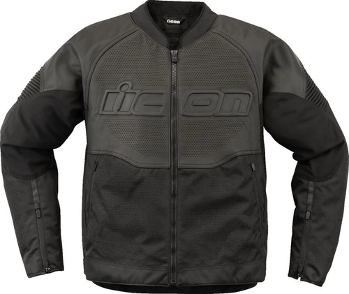Icon jacke overlord3 leder - jacke,