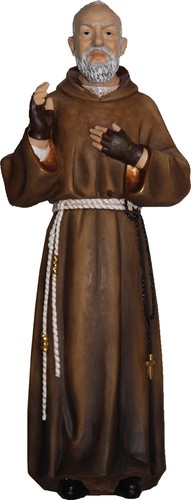 Heiligenfigur pater pio cm - pater,