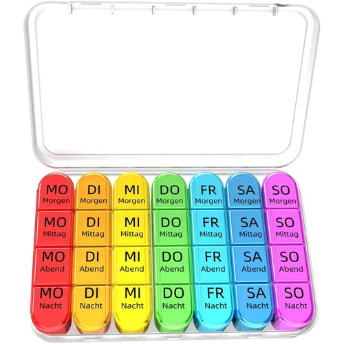 Tablettenbox tage pillendose - tablettenbox, 7