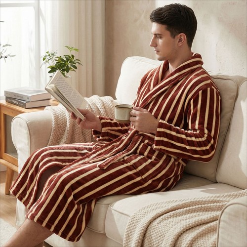 Herren bademantel saunamantel - bademantel,