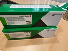 2 Original Lexmark Tonerkartusche 20N2XM0 Magenta und 20N2XC0 Cyan Neu und OVP