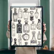 Parfüm Poster,  Bild für Parfüm Liebhaber  - Retro Parfüm Poster Retro & Lounge