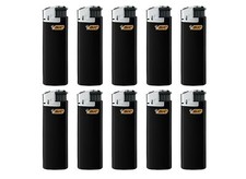 BIC Maxi Electronic J38 schwarz/silber - Feuerzeuge 5 / 10 / 25 oder 50 Stück