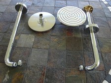 2 hansgrohe Raindance S Kopfbrausen 180 mit 2 passenden hansgrohe Brausearmen