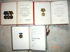 DDR-NVA-Medaillen-Abzeichen-Urkunden-Konvolut Zivilbeschäftigter NVA!!!!!!!!!!!!