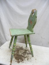 7456.   Alter Stuhl   Barock   Stuhl Holzstuhl Brettstuhl