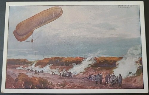 Karte zeppelin fesselballon - zeppelin,