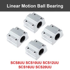 4PCS SCS8UU 10UU 12UU 16 20