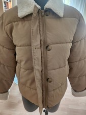 JDY ? Damen Winterjacke  Felljacke NEUWERTIG Gr. M  POLYAMID Beige/Braun