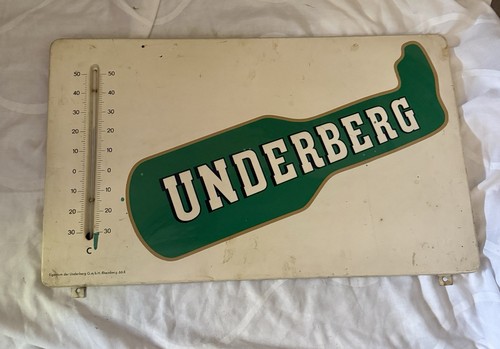Underberger blechschild mit - blechschild,