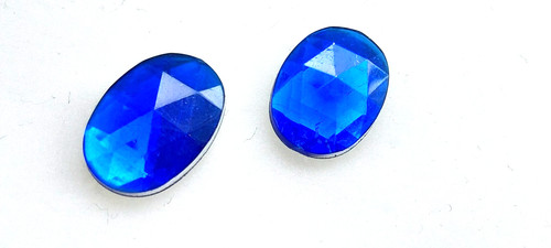 Ohrringe strass glitzer saphir - ohrringe,