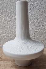 Edelstein Porzellan Vase Weiß