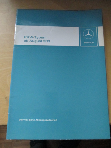 Mercedes werkstatthandbuch - werkstatthandbuch, m