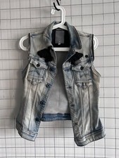 G-STAR Women Jeansweste Blau used S