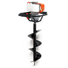 Erdlochbohrer Set 300mm Benzin 1,4kw 1,9 PS Pfahlbohrer Erdbohrer Erdbohrgerät