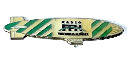 Radio ffh zeppelin pin - radio,