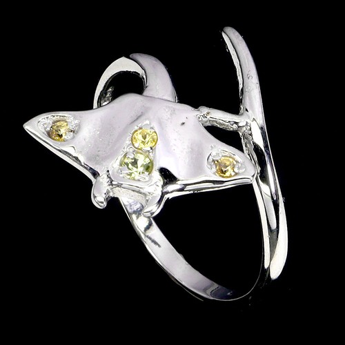 925 sterlingsilberring runde - 925,