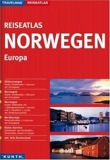 Reiseatlas norwegen - reiseatlas, :