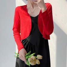 Strickjacke Frauen Weibliche Oberseite Einfache Einfache Strickjacke Einfarbig