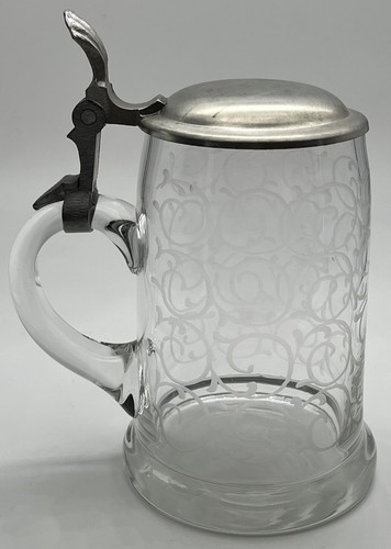 Vintage glaskrug mit - vintage,