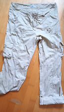 Cargohose Hose Langgröße 92 ca 46 xl beige Stretch Caprihose- leichte 7/8  Hose