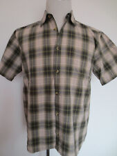 SCHMIDT Forstbekleidung Arbeits-Hemd kurzarm 39/40 M Karo grau grün /K26