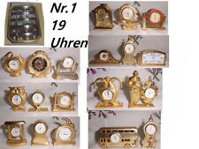 19 Miniatur Uhren/Uhr ,Mini