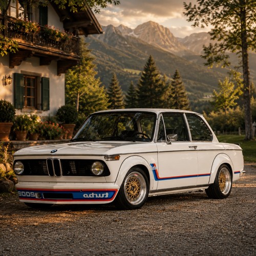 Wandbild poster bmw 2002 - wandbild, ti