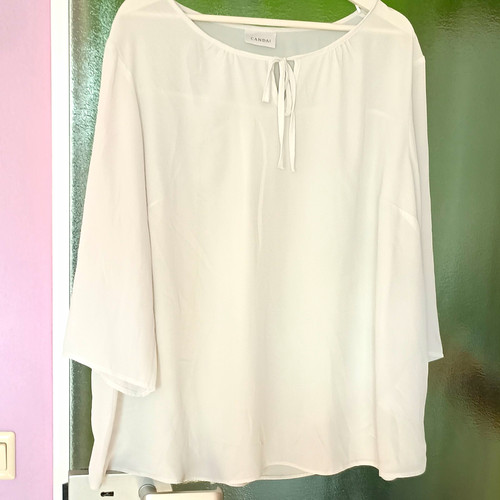 Canda damen bluse basic weiß - canda,