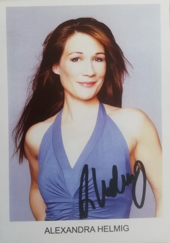 Alexandra helmig autogramm - alexandra,
