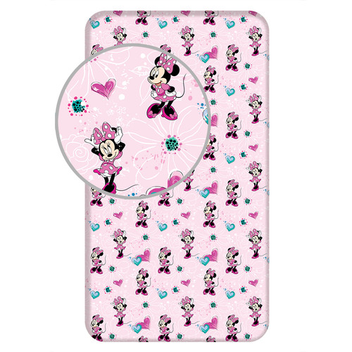 Minnie mouse spannbetttuch - minnie,
