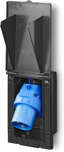 Cee einspeisestecker schwarz - cee-einspeisestecker,